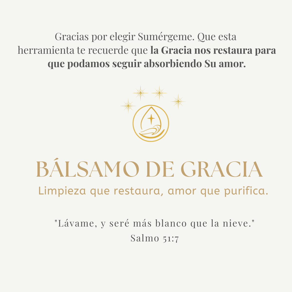 Bálsamo de Gracias 🫧