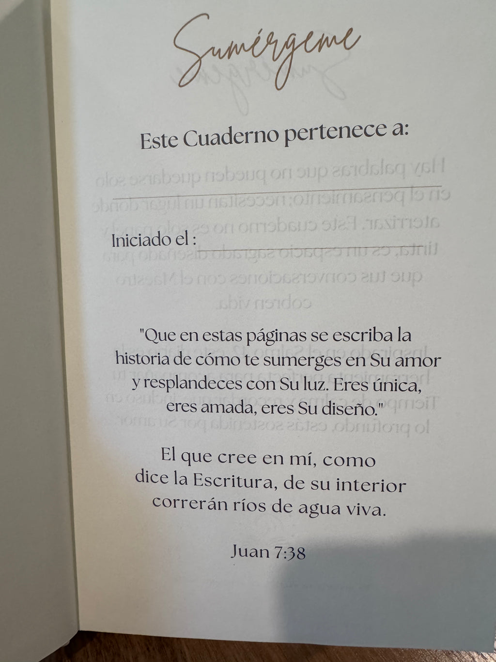 Devocional “Mis Conversaciones con el Maestro”