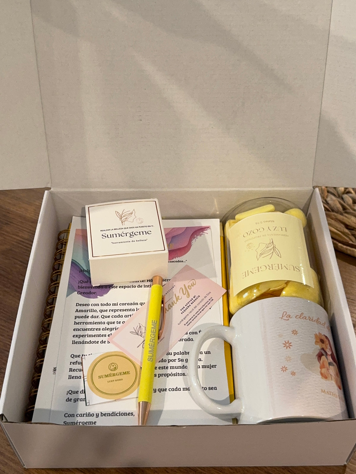 Set de Intimidad y Propósito: "Luz y Gozo" (Amarillo) 💛☀️